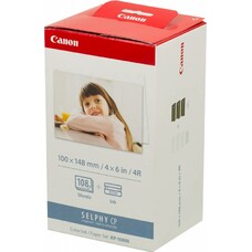 Набор Canon KP-108IN, для сублимационных принтеров, 108л, белый [3115b001]