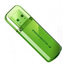 Флешка USB Silicon Power Helios 101 16ГБ, USB2.0, зеленый [sp016gbuf2101v1n]