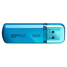 Флешка USB Silicon Power Helios 101 16ГБ, USB2.0, синий [sp016gbuf2101v1b]