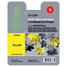 Картридж CACTUS CS-CLI8Y, желтый / CS-CLI8Y