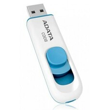 Флешка USB A-Data Classic AC008 64ГБ, USB2.0, синий и белый [ac008-64g-rwe]