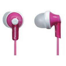 Наушники PANASONIC RP-HJE118GU, 3.5 мм, вкладыши, белый/розовый [rp-hje118gup]
