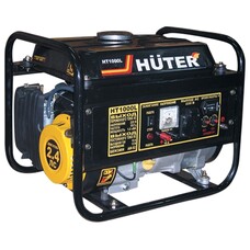 Бензиновый генератор Huter HT1000L, 220/12 В, 1.1кВт [64/1/2]