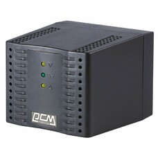 Стабилизатор напряжения PowerCom TCA-1200 черный [tca-1200 black]