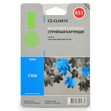Картридж CACTUS CS-CLI451C, голубой / CS-CLI451C