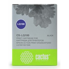 Картридж CACTUS CS-LQ100, черный / 8мм, 1.6м ( CS-LQ100