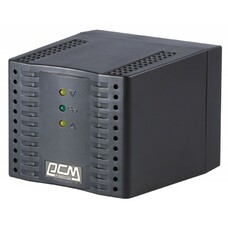 Стабилизатор напряжения PowerCom TCA-2000 черный [tca-2000 black]
