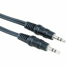 Кабель аудио HAMA H-43330, Jack 3.5 (m) - Jack 3.5 (m) , 1.5м, черный [00043330]