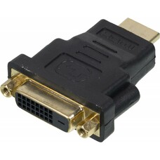 Переходник NingBo HDMI (m) - DVI-D (f), черный [cab nin hdmi(m)/dvi-d(f)]