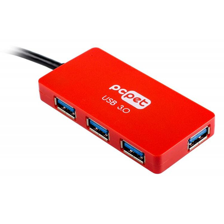 Юсб пк. Концентратор PC Pet USB. PC Pet USB 3.0. Разветвитель USB на 2 порта красный. Красный USB порт что это.