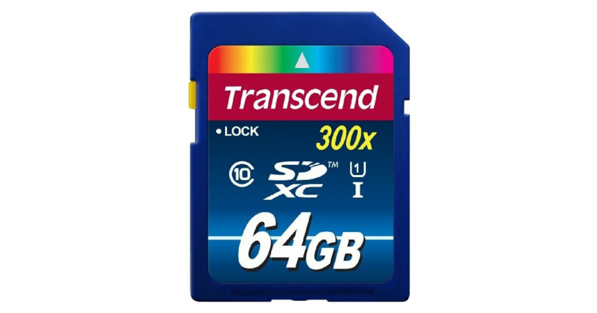 Карта памяти transcend 64gb