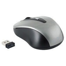 Мышь Oklick 435MW, оптическая, беспроводная, USB, черный и серый [945812]
