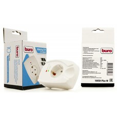 Сетевой фильтр Buro 100SH-Plus-W, белый